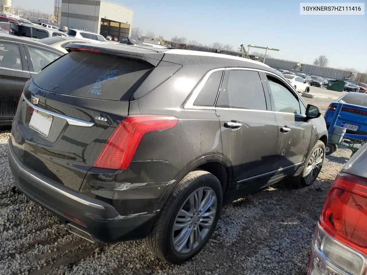 2017 Cadillac Xt5 Premium Luxury VIN: 1GYKNERS7HZ111416 Lot: 47649025