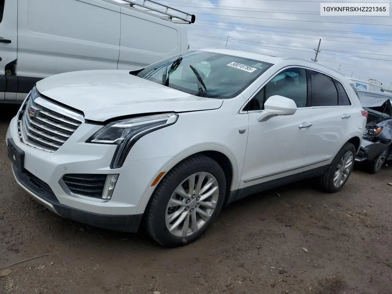2017 Cadillac Xt5 Platinum VIN: 1GYKNFRSXHZ221365 Lot: 50018785