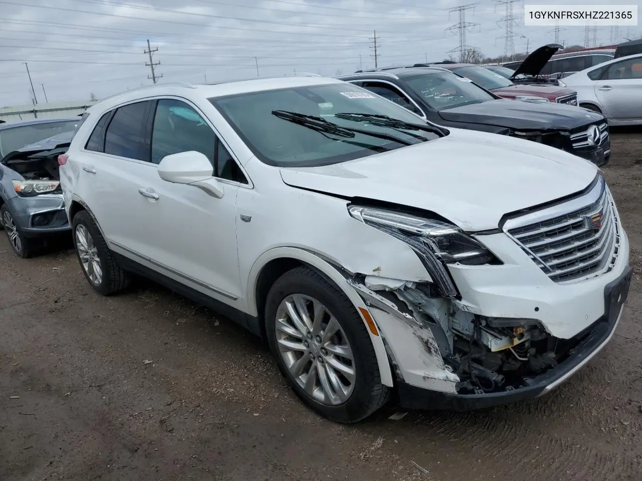 2017 Cadillac Xt5 Platinum VIN: 1GYKNFRSXHZ221365 Lot: 50018785