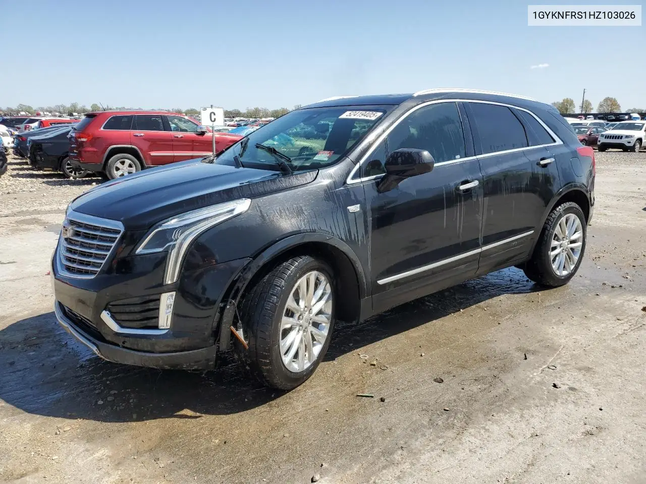 2017 Cadillac Xt5 Platinum VIN: 1GYKNFRS1HZ103026 Lot: 52419405