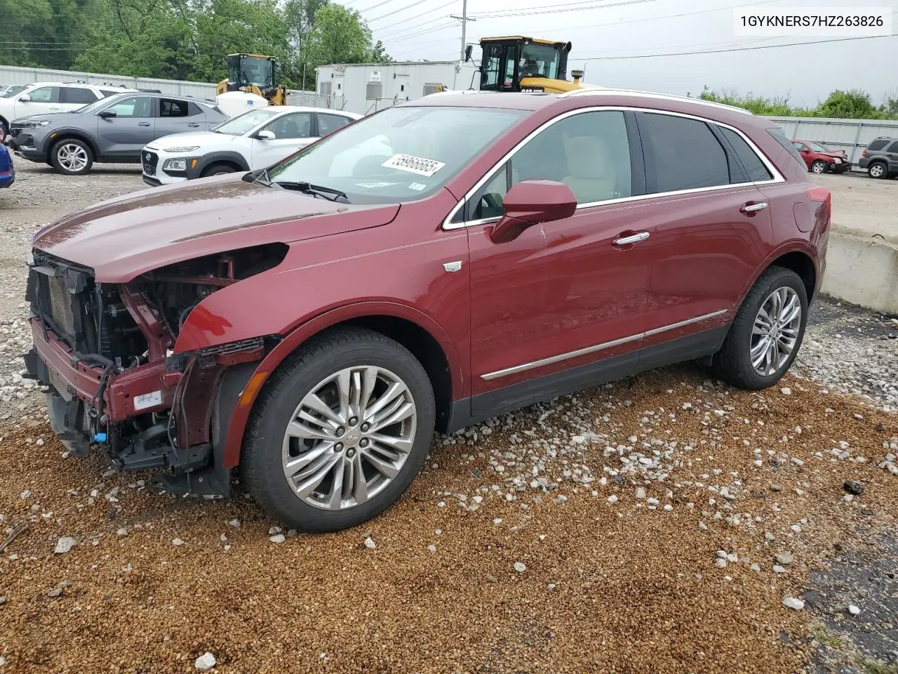 2017 Cadillac Xt5 Premium Luxury VIN: 1GYKNERS7HZ263826 Lot: 55966665