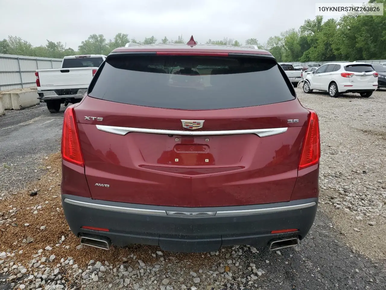 2017 Cadillac Xt5 Premium Luxury VIN: 1GYKNERS7HZ263826 Lot: 55966665