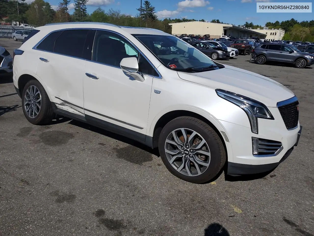 2017 Cadillac Xt5 Luxury VIN: 1GYKNDRS6HZ280840 Lot: 56240795