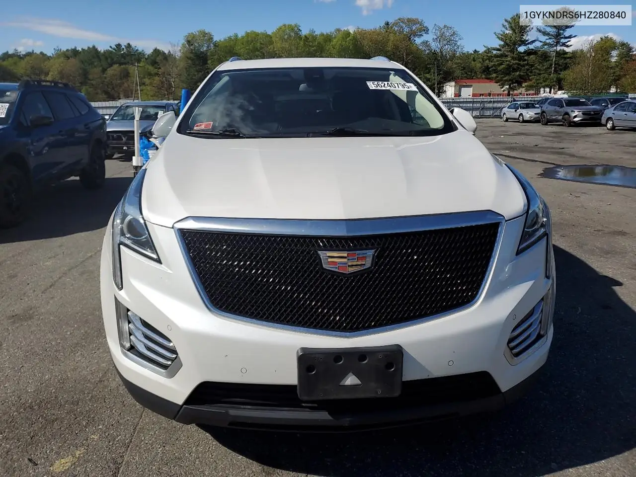 2017 Cadillac Xt5 Luxury VIN: 1GYKNDRS6HZ280840 Lot: 56240795