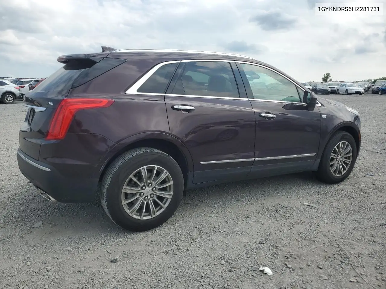2017 Cadillac Xt5 Luxury VIN: 1GYKNDRS6HZ281731 Lot: 57110905