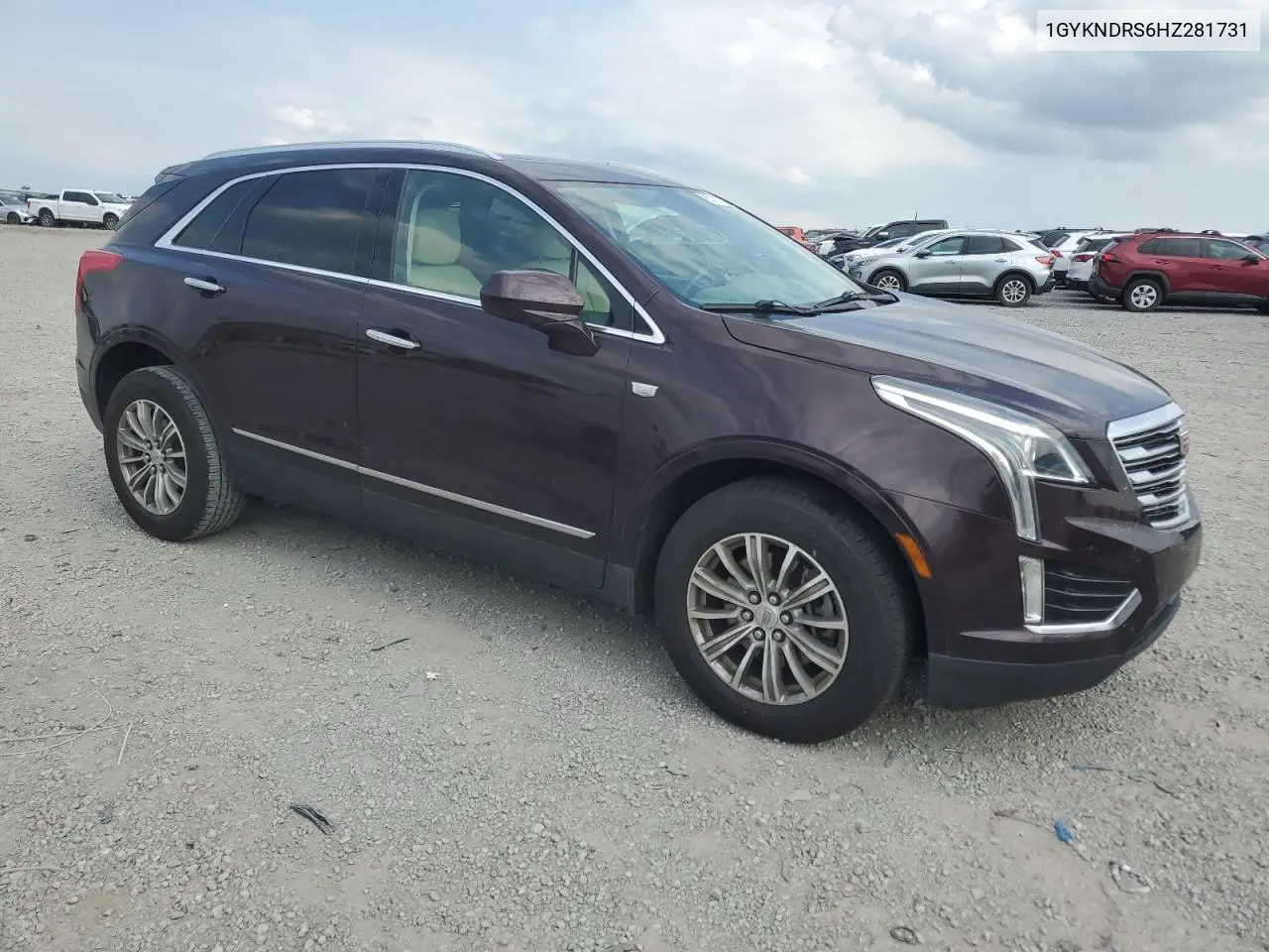2017 Cadillac Xt5 Luxury VIN: 1GYKNDRS6HZ281731 Lot: 57110905