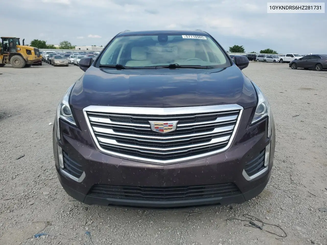 2017 Cadillac Xt5 Luxury VIN: 1GYKNDRS6HZ281731 Lot: 57110905