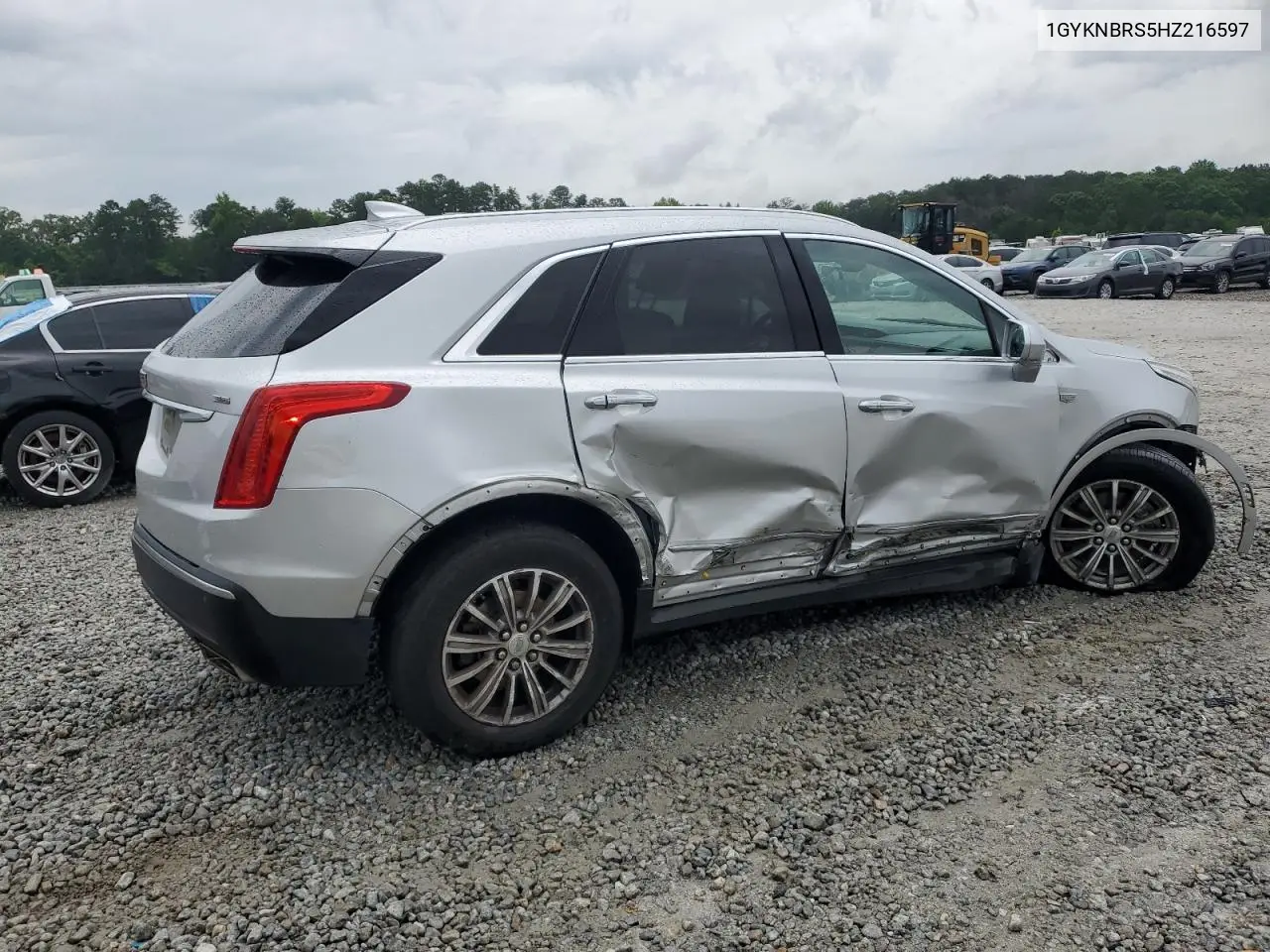 2017 Cadillac Xt5 Luxury VIN: 1GYKNBRS5HZ216597 Lot: 58947135