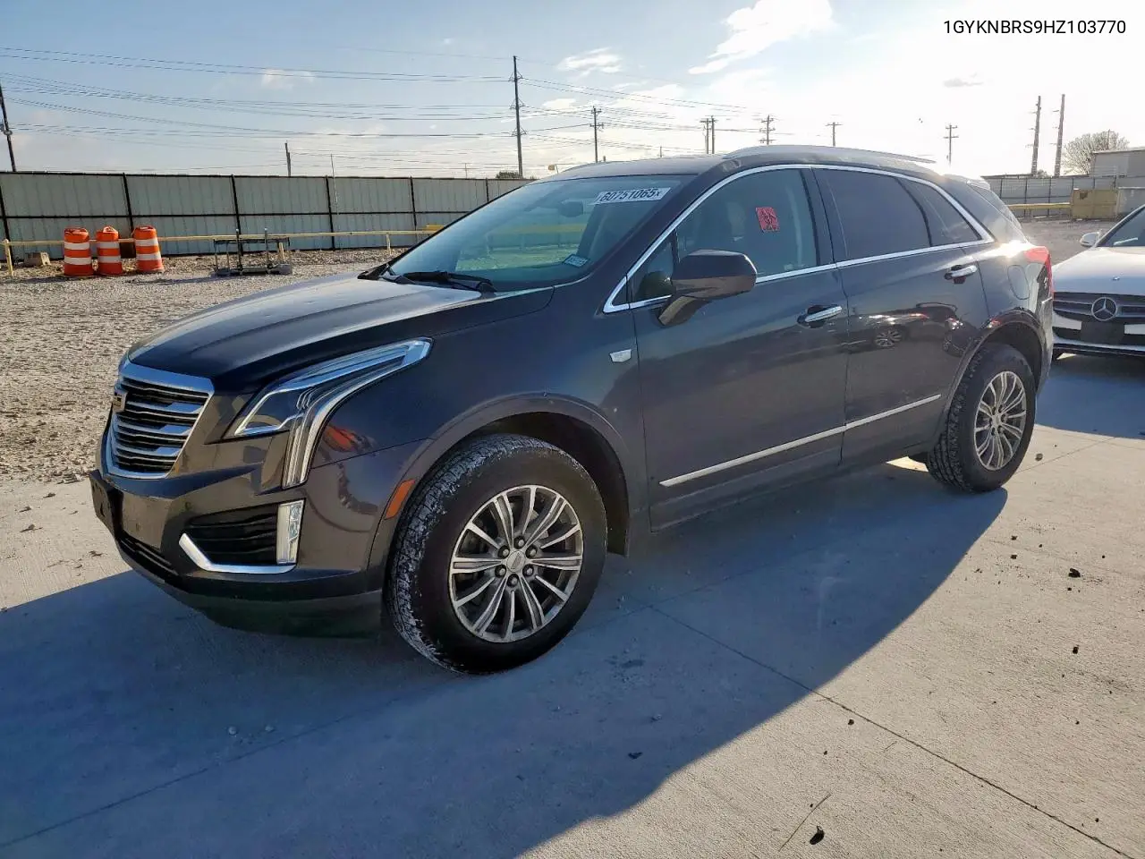 2017 Cadillac Xt5 Luxury VIN: 1GYKNBRS9HZ103770 Lot: 60751065