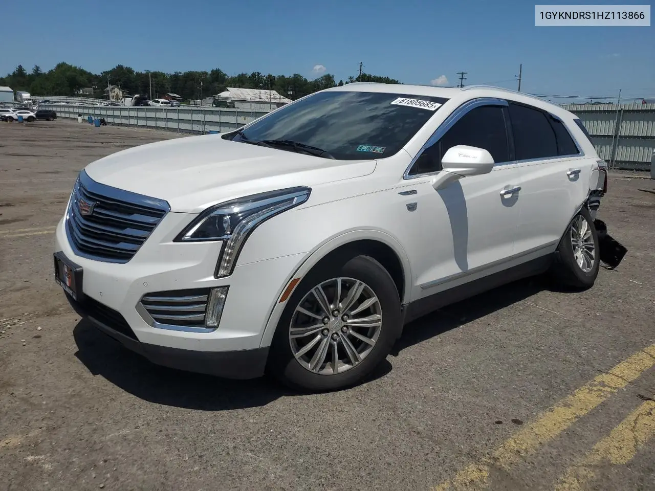 2017 Cadillac Xt5 Luxury VIN: 1GYKNDRS1HZ113866 Lot: 61805685