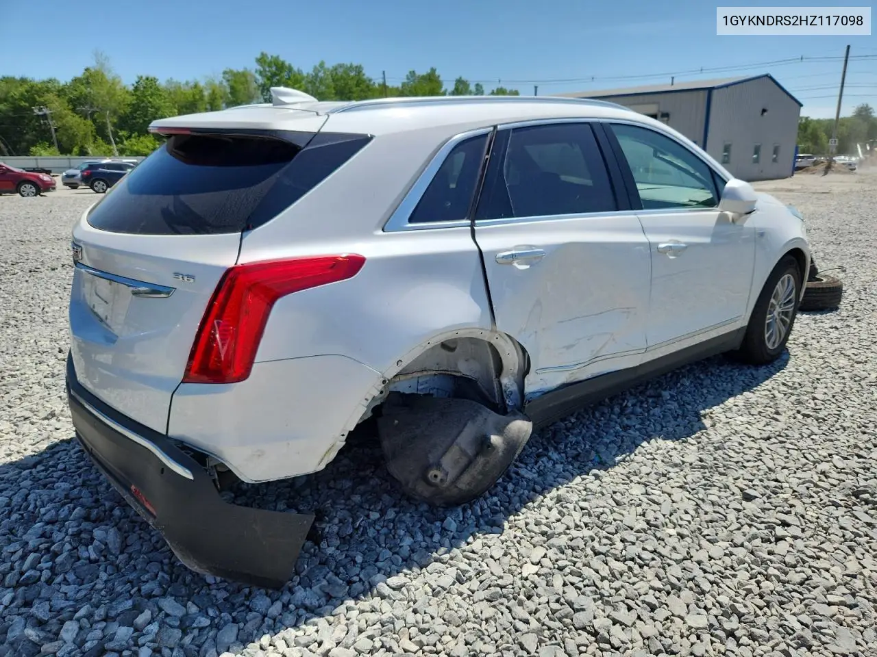 2017 Cadillac Xt5 Luxury VIN: 1GYKNDRS2HZ117098 Lot: 61839975