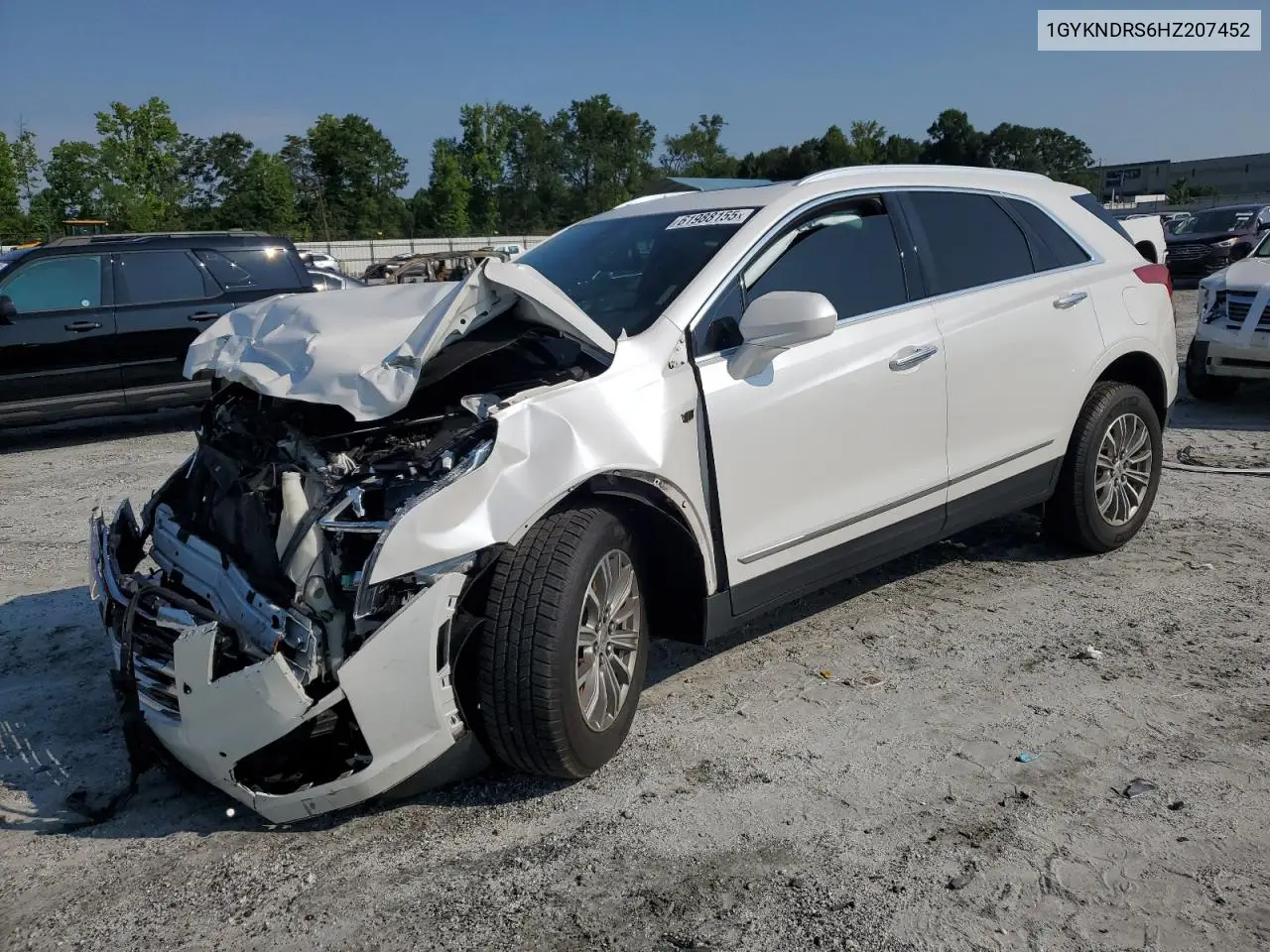 2017 Cadillac Xt5 Luxury VIN: 1GYKNDRS6HZ207452 Lot: 61988155