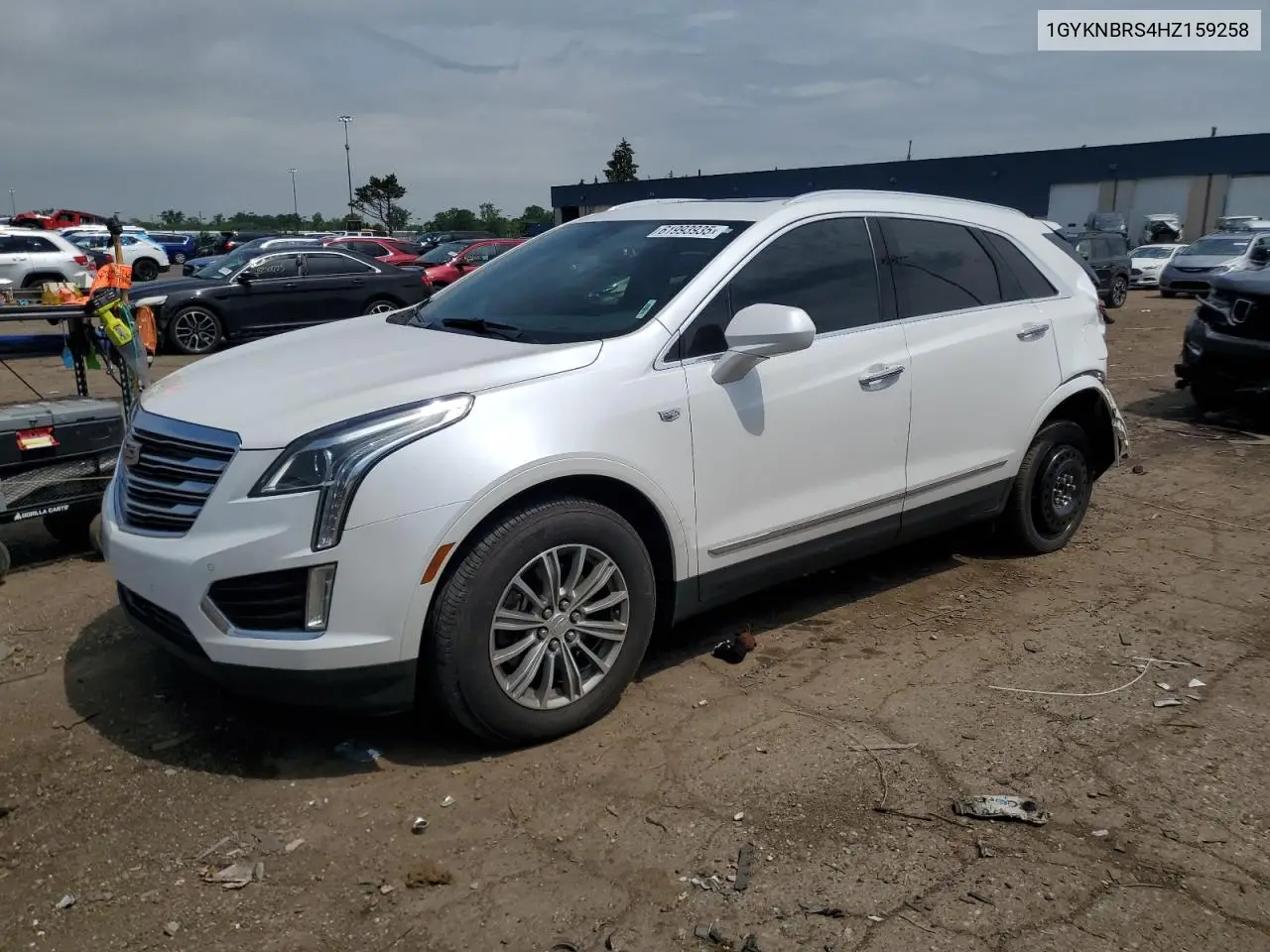 2017 Cadillac Xt5 Luxury VIN: 1GYKNBRS4HZ159258 Lot: 61993935