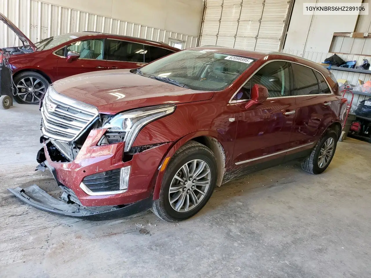 2017 Cadillac Xt5 Luxury VIN: 1GYKNBRS6HZ289106 Lot: 62098995