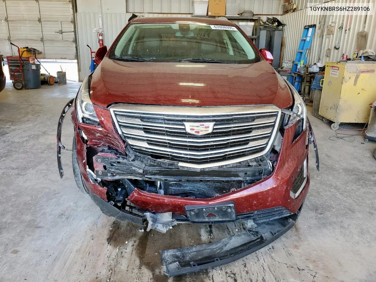 2017 Cadillac Xt5 Luxury VIN: 1GYKNBRS6HZ289106 Lot: 62098995