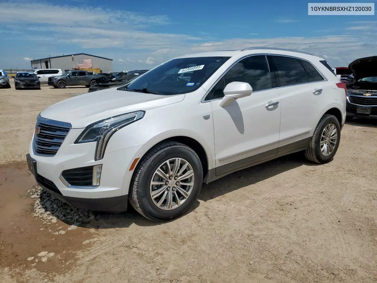 2017 Cadillac Xt5 Luxury VIN: 1GYKNBRSXHZ120030 Lot: 62366895