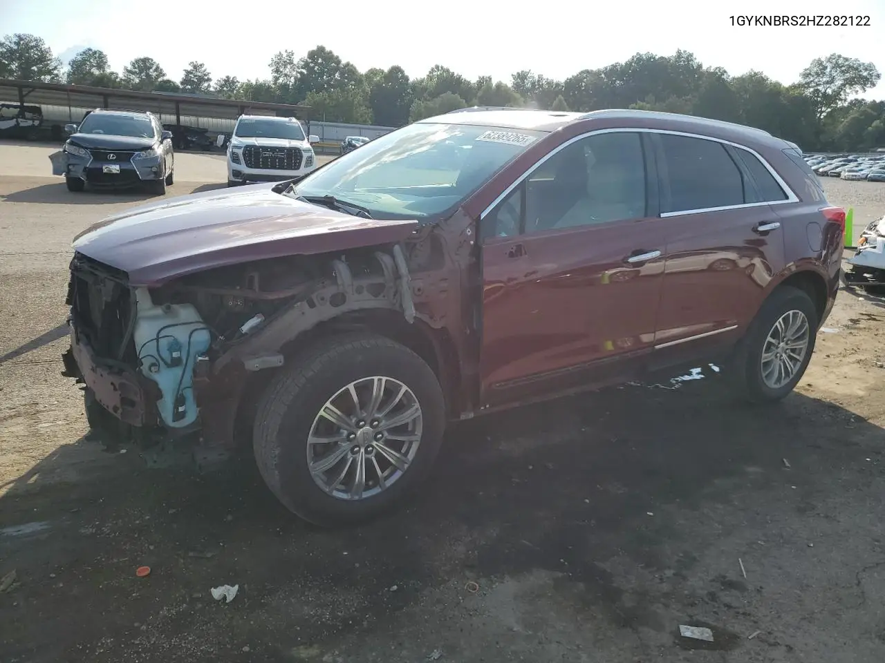 2017 Cadillac Xt5 Luxury VIN: 1GYKNBRS2HZ282122 Lot: 62389265
