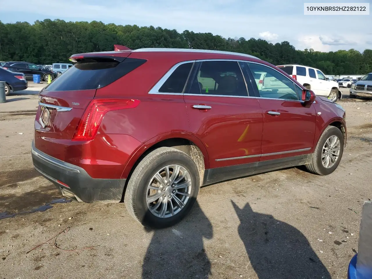 2017 Cadillac Xt5 Luxury VIN: 1GYKNBRS2HZ282122 Lot: 62389265