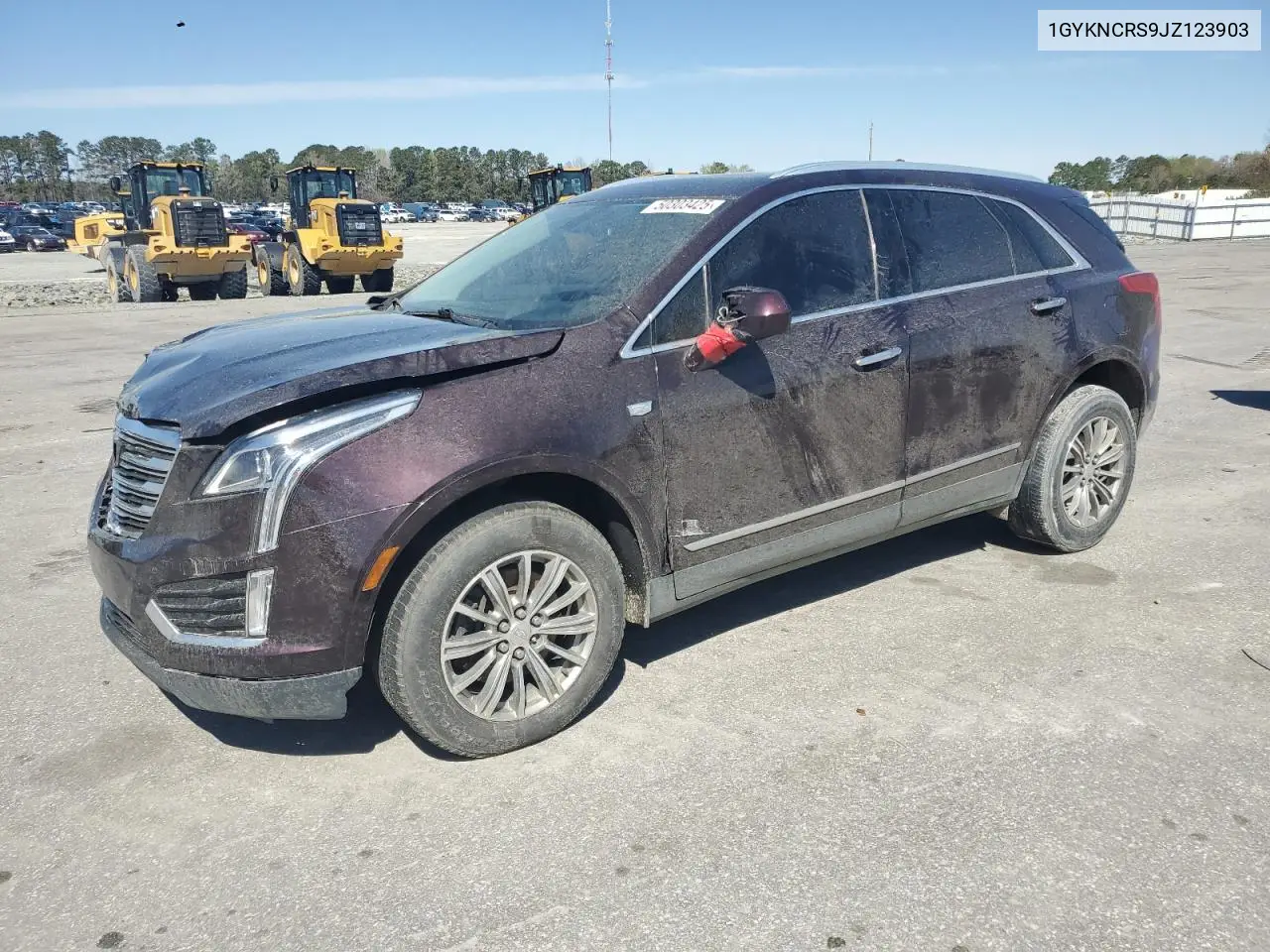 2018 Cadillac Xt5 Luxury VIN: 1GYKNCRS9JZ123903 Lot: 50303425