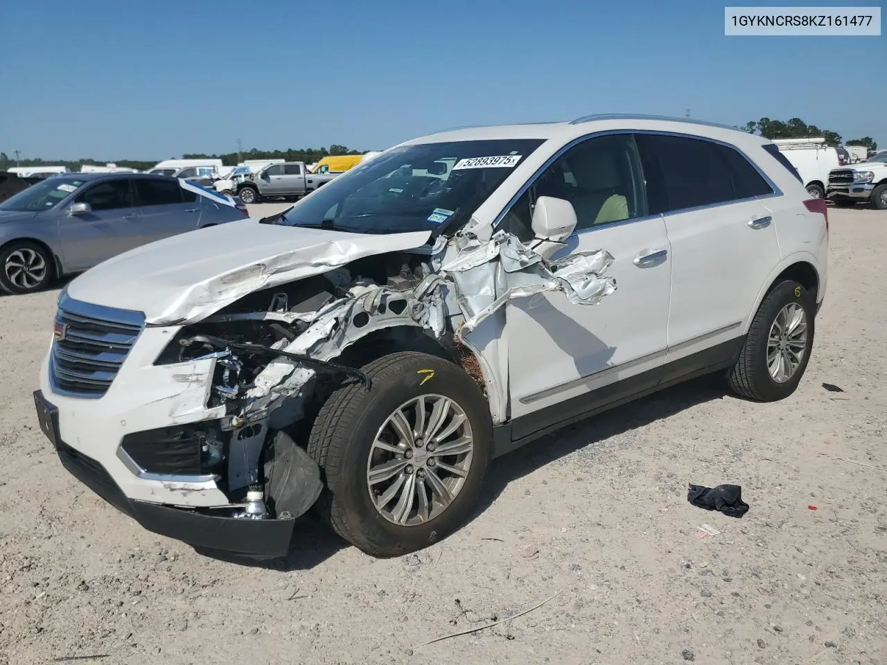 2019 Cadillac Xt5 Luxury VIN: 1GYKNCRS8KZ161477 Lot: 52893975