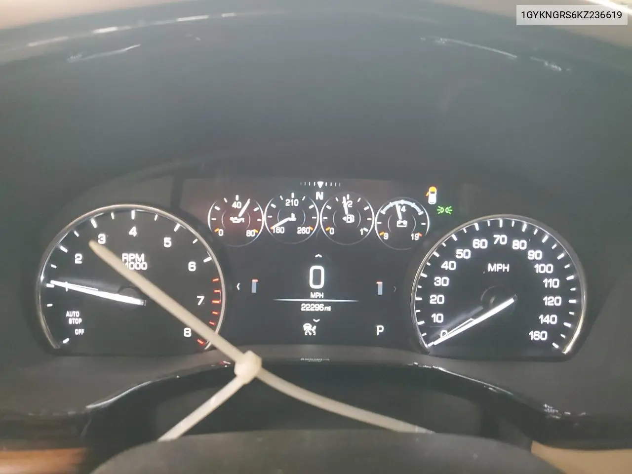 2019 Cadillac Xt5 Platinum VIN: 1GYKNGRS6KZ236619 Lot: 53372775