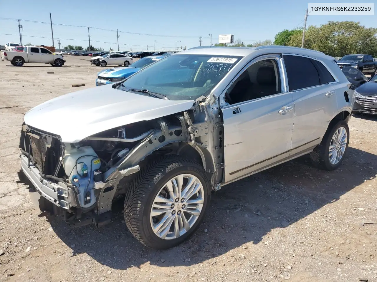 2019 Cadillac Xt5 Premium Luxury VIN: 1GYKNFRS6KZ233259 Lot: 53647695