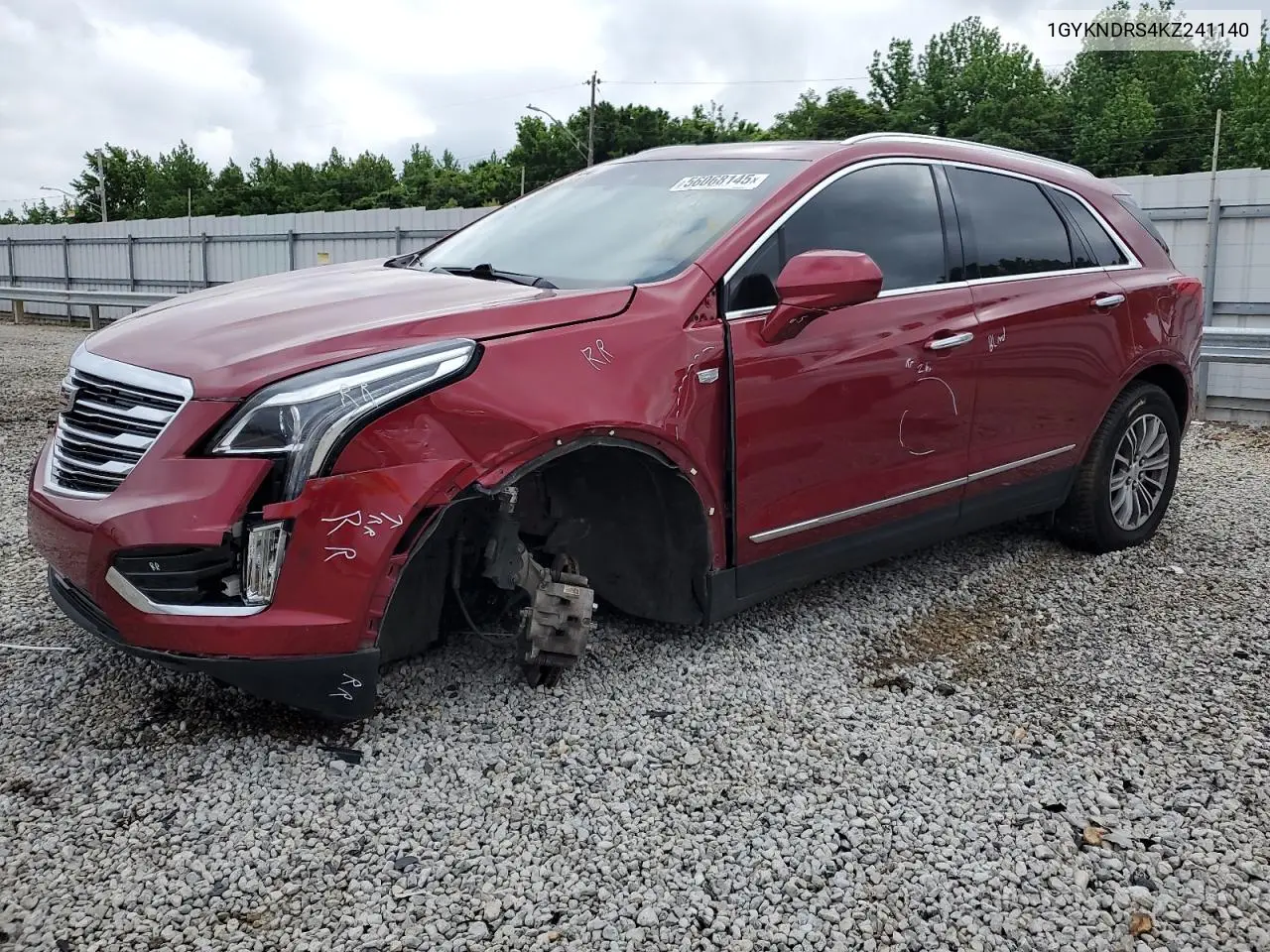 2019 Cadillac Xt5 Luxury VIN: 1GYKNDRS4KZ241140 Lot: 56068145