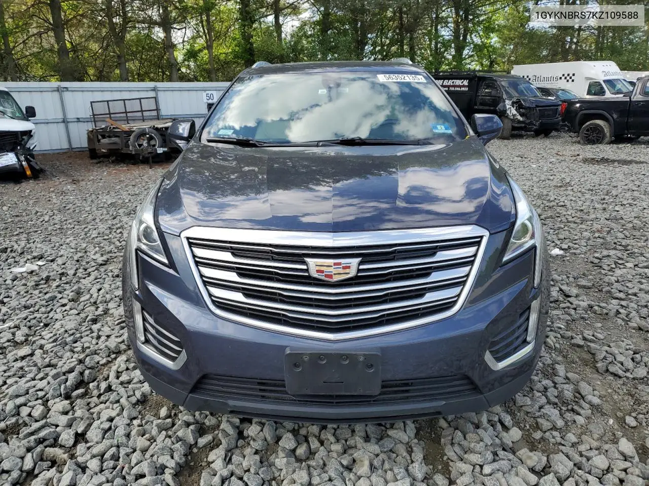 2019 Cadillac Xt5 VIN: 1GYKNBRS7KZ109588 Lot: 56352135