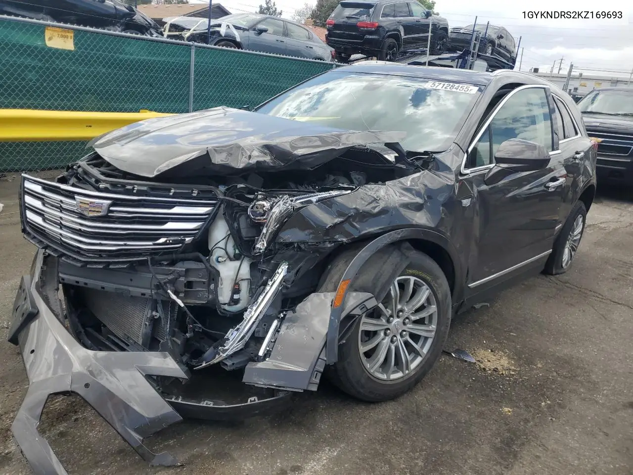 2019 Cadillac Xt5 Luxury VIN: 1GYKNDRS2KZ169693 Lot: 57128455