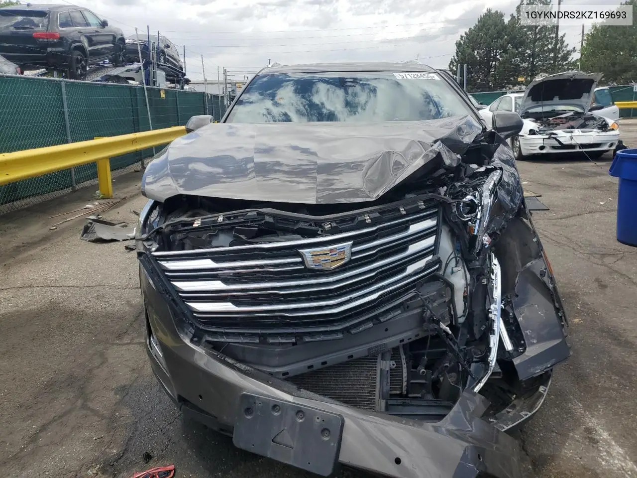 2019 Cadillac Xt5 Luxury VIN: 1GYKNDRS2KZ169693 Lot: 57128455