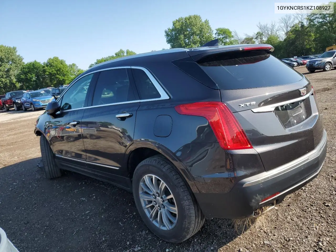 2019 Cadillac Xt5 Luxury VIN: 1GYKNCRS1KZ108927 Lot: 61185875