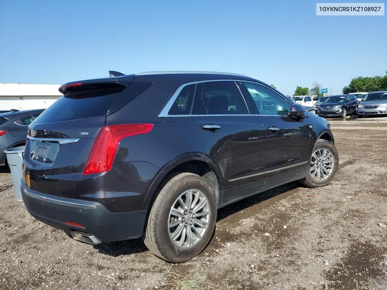 2019 Cadillac Xt5 Luxury VIN: 1GYKNCRS1KZ108927 Lot: 61185875