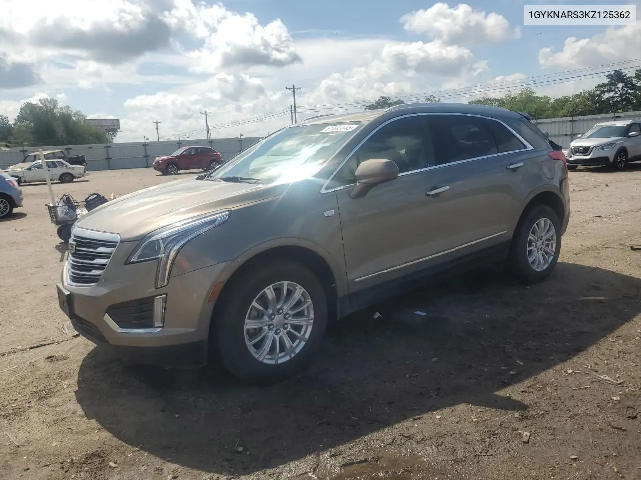 2019 Cadillac Xt5 VIN: 1GYKNARS3KZ125362 Lot: 61443345