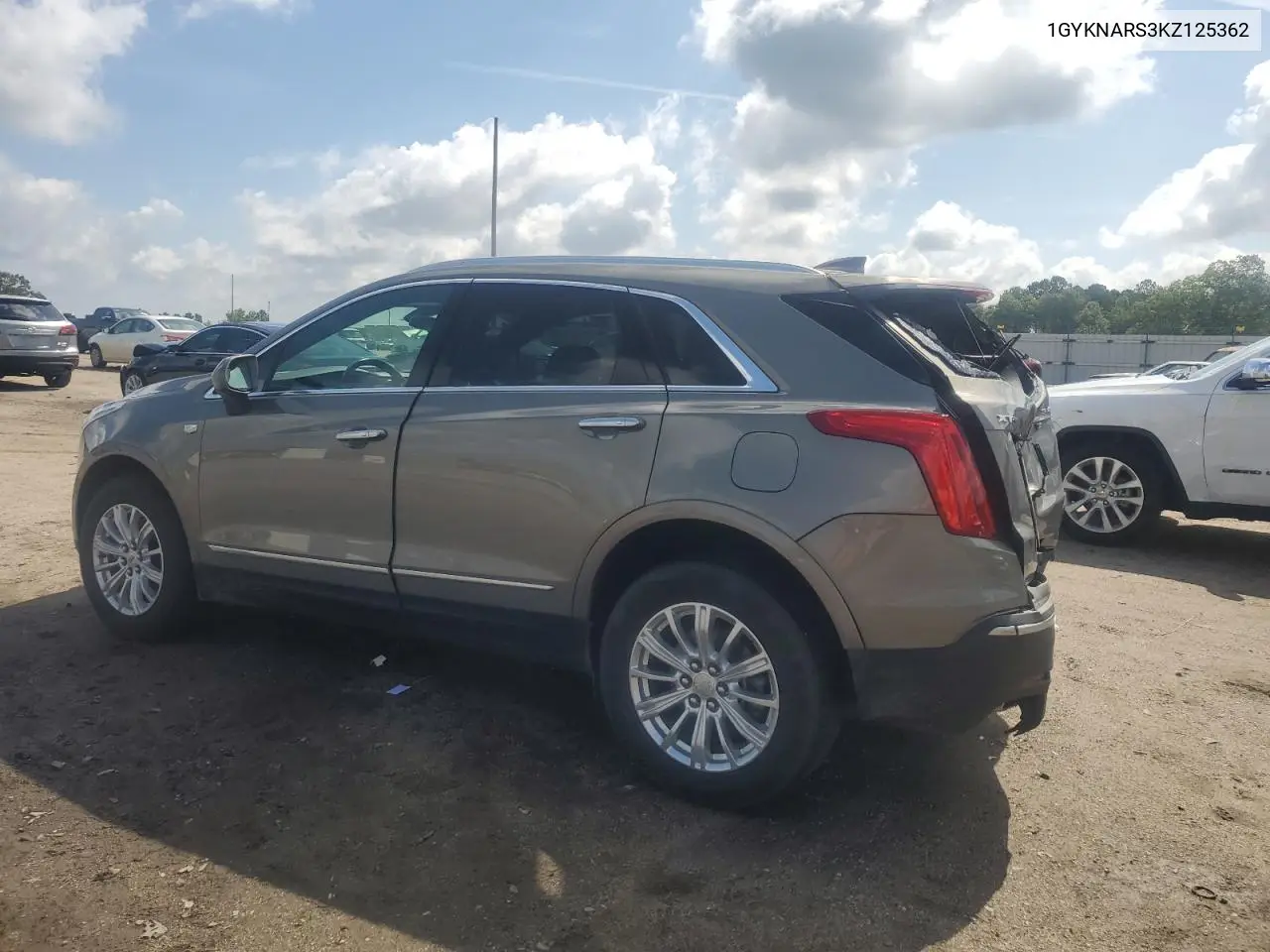 2019 Cadillac Xt5 VIN: 1GYKNARS3KZ125362 Lot: 61443345