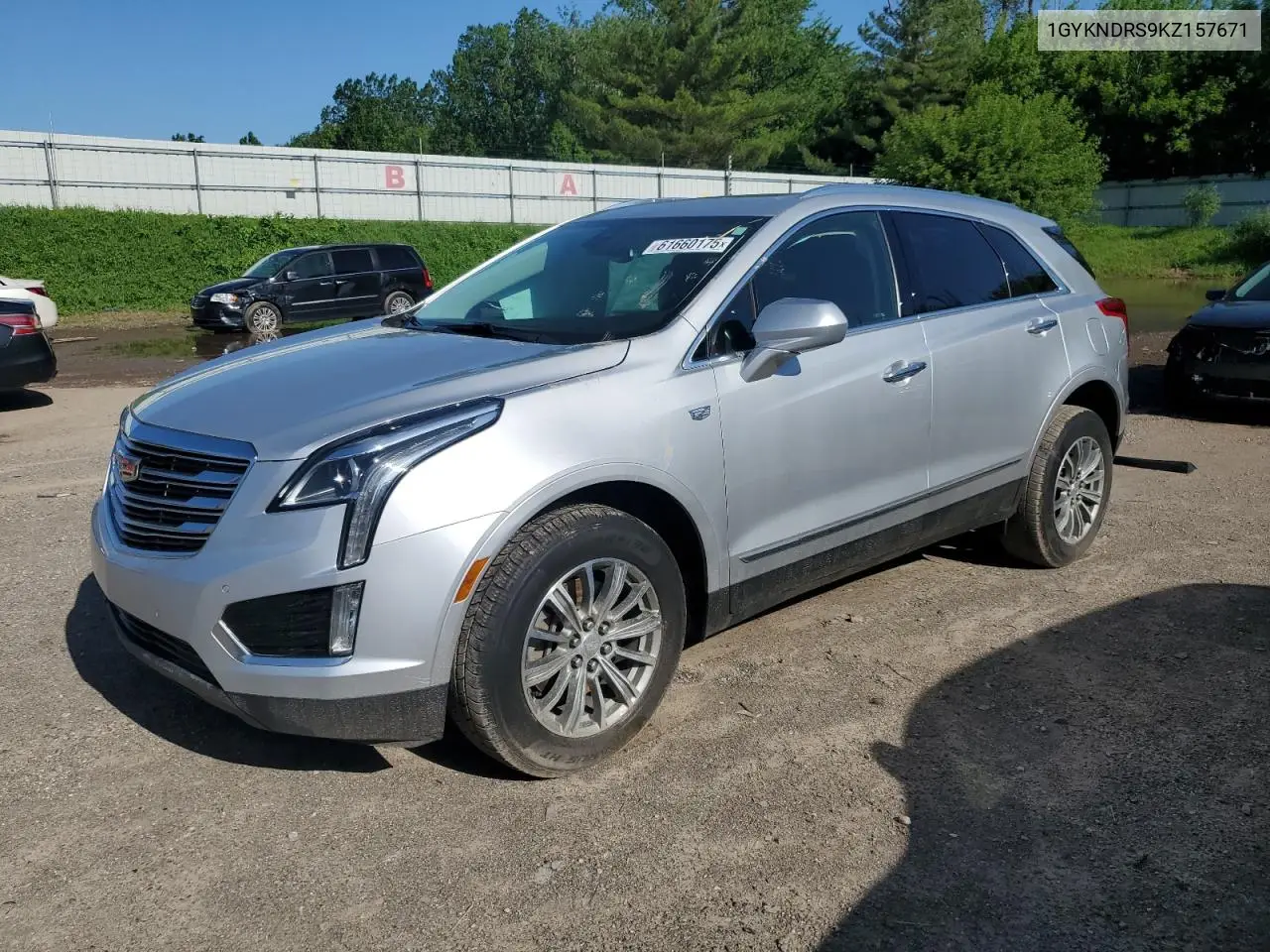 2019 Cadillac Xt5 Luxury VIN: 1GYKNDRS9KZ157671 Lot: 61660175