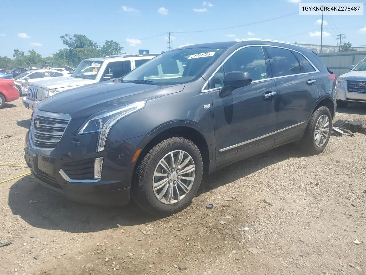 2019 Cadillac Xt5 Luxury VIN: 1GYKNCRS4KZ278487 Lot: 61974095