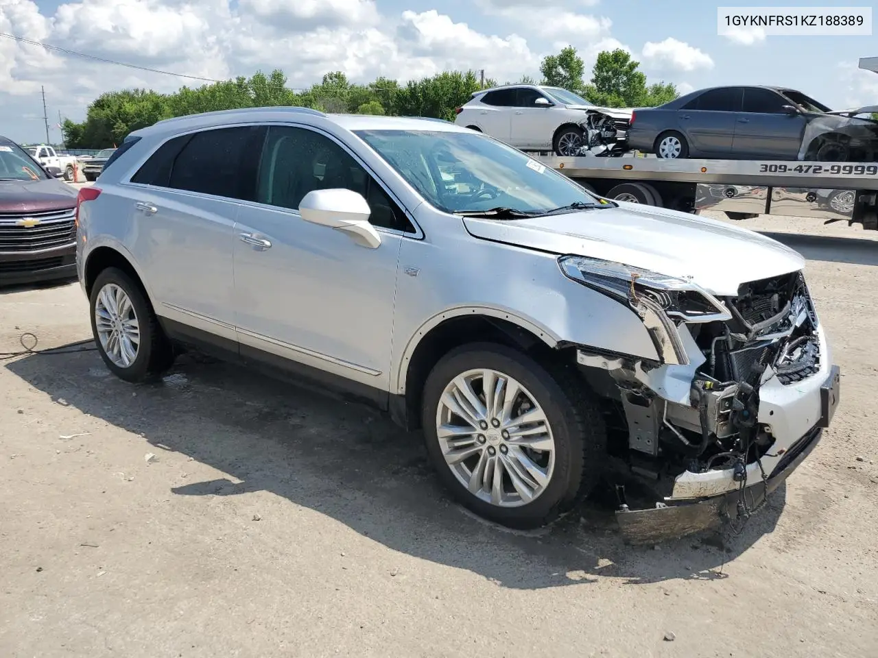 2019 Cadillac Xt5 Premium Luxury VIN: 1GYKNFRS1KZ188389 Lot: 62096385