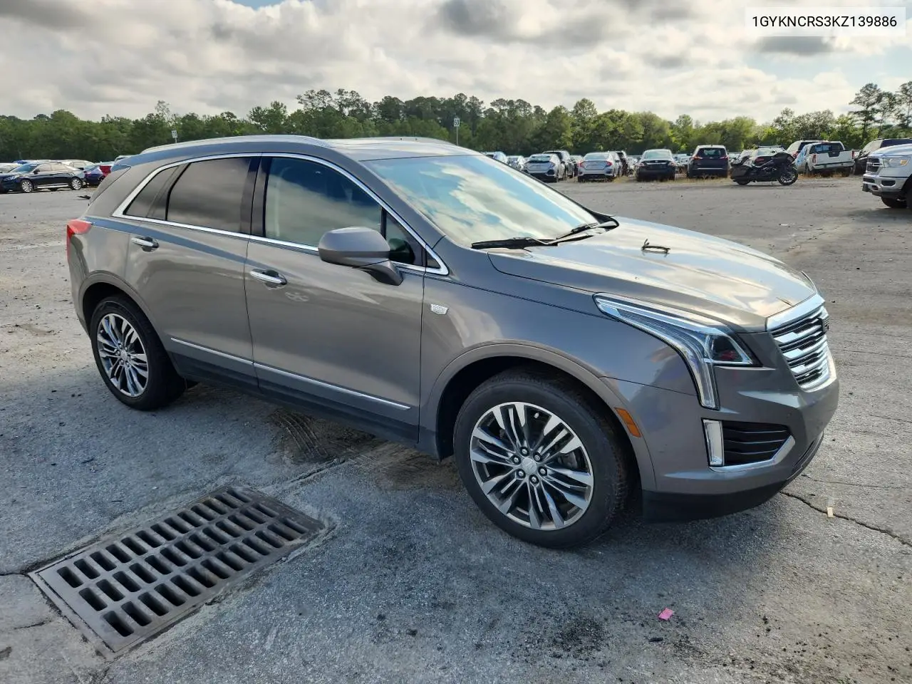 2019 Cadillac Xt5 Luxury VIN: 1GYKNCRS3KZ139886 Lot: 62167155