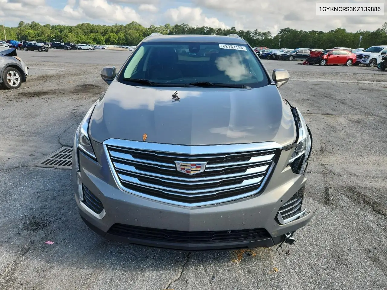 2019 Cadillac Xt5 Luxury VIN: 1GYKNCRS3KZ139886 Lot: 62167155