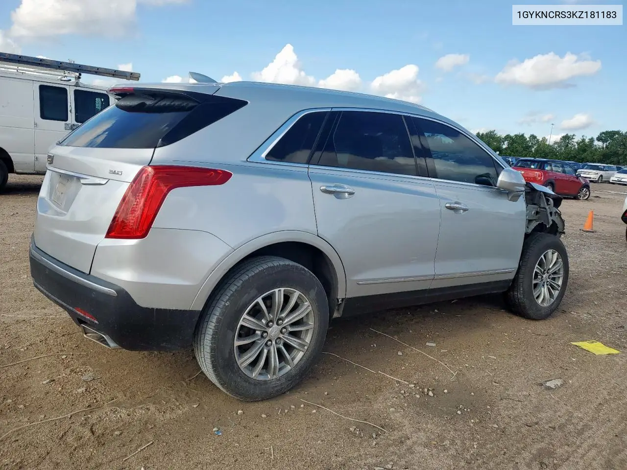 2019 Cadillac Xt5 Luxury VIN: 1GYKNCRS3KZ181183 Lot: 62647785