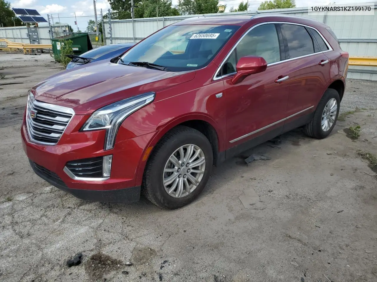 2019 Cadillac Xt5 VIN: 1GYKNARS1KZ199170 Lot: 62650695