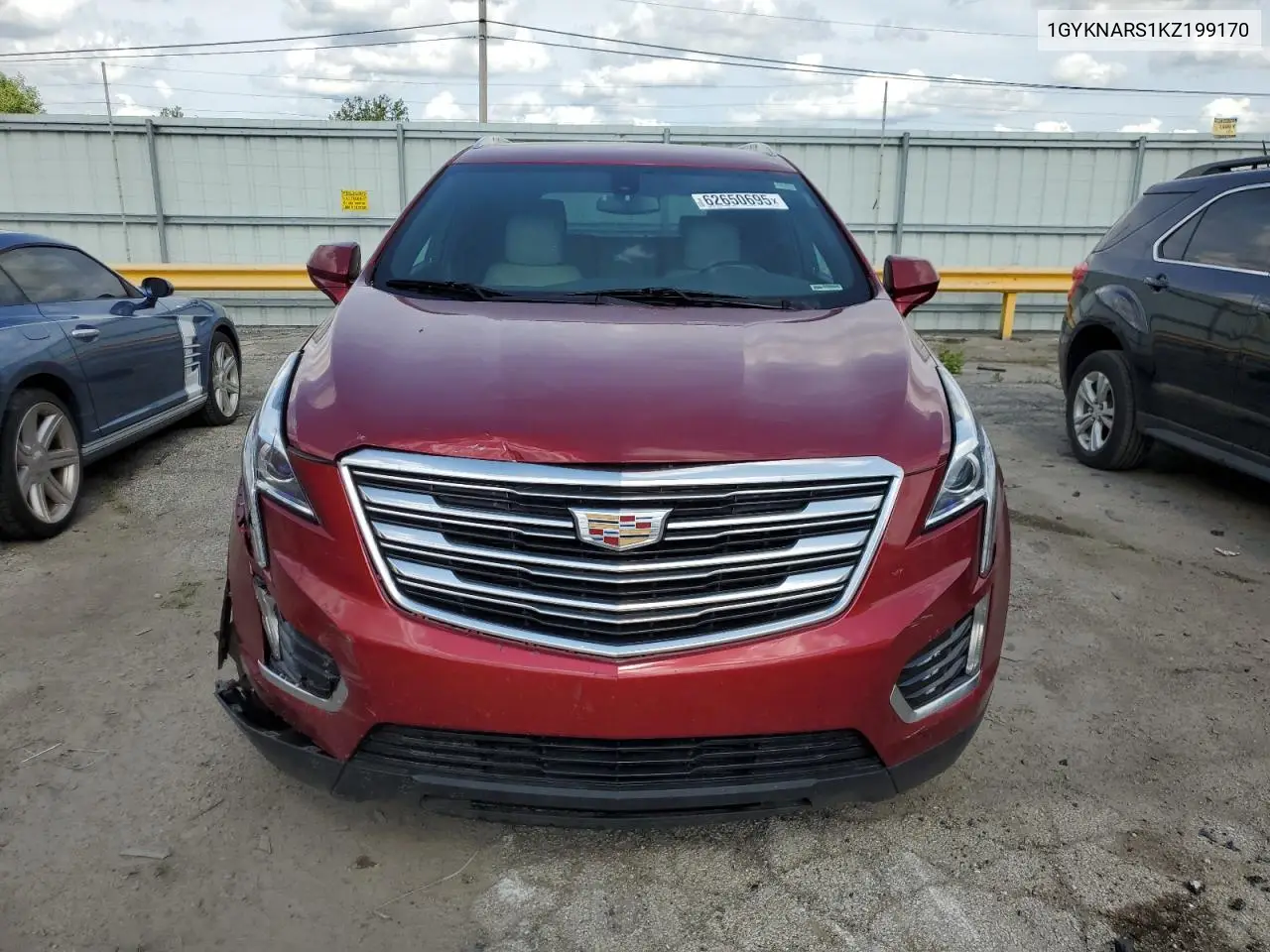 2019 Cadillac Xt5 VIN: 1GYKNARS1KZ199170 Lot: 62650695