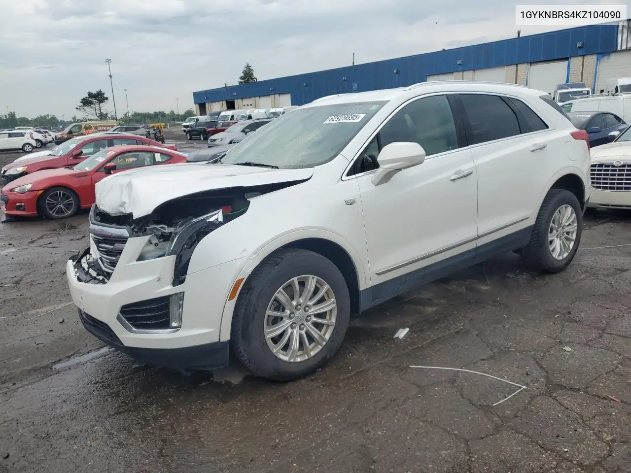 2019 Cadillac Xt5 VIN: 1GYKNBRS4KZ104090 Lot: 62929695