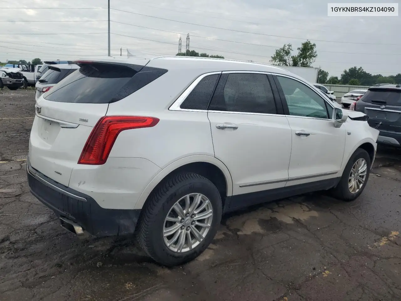 2019 Cadillac Xt5 VIN: 1GYKNBRS4KZ104090 Lot: 62929695