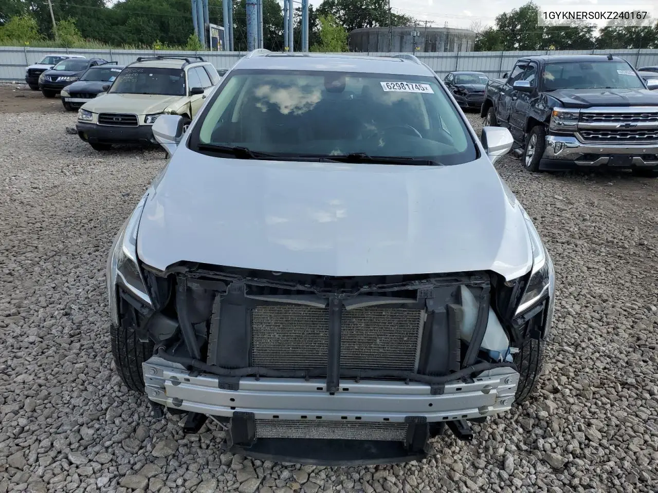 2019 Cadillac Xt5 Premium Luxury VIN: 1GYKNERS0KZ240167 Lot: 62981745