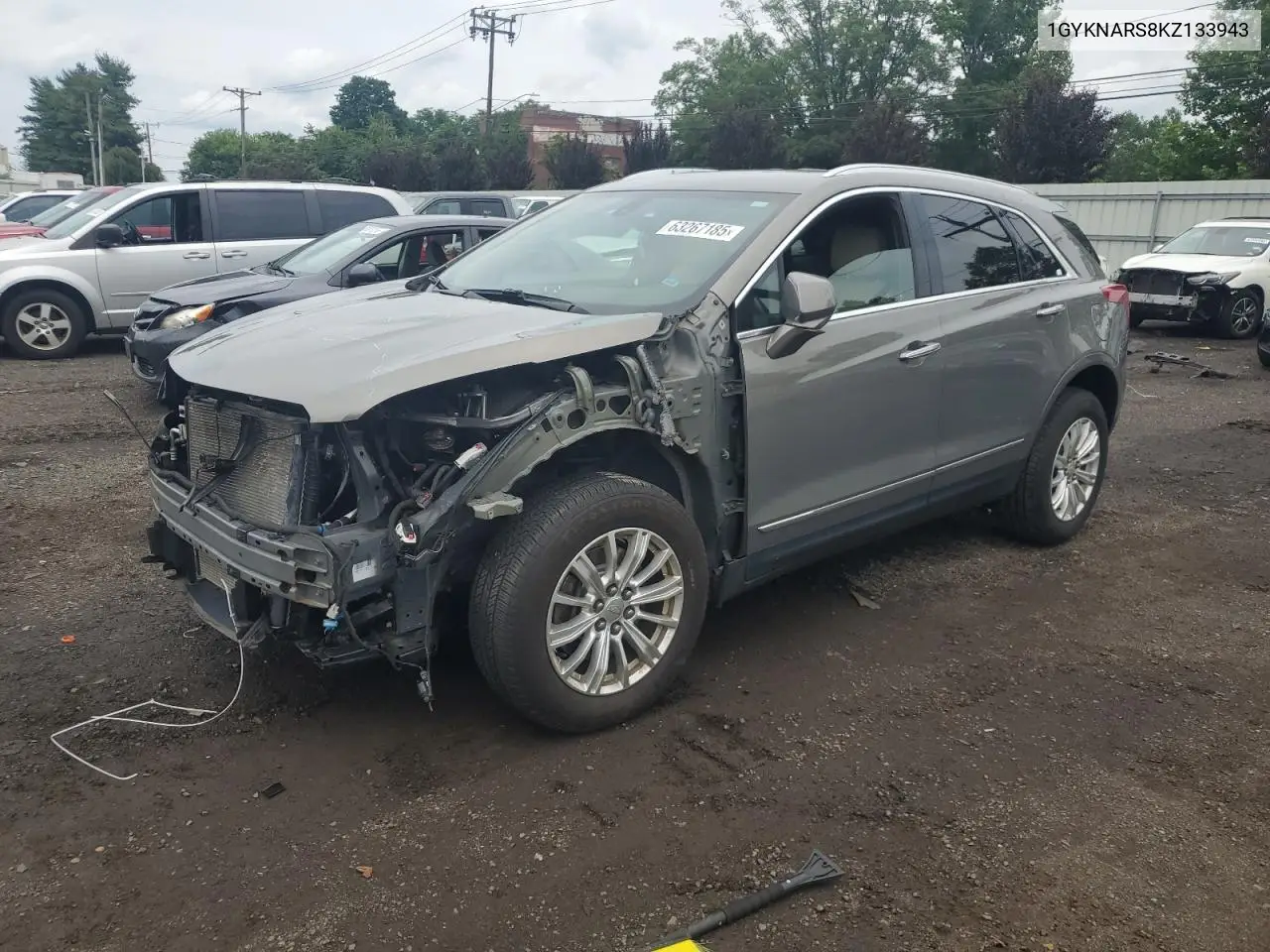 2019 Cadillac Xt5 VIN: 1GYKNARS8KZ133943 Lot: 63267185