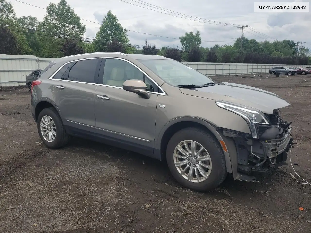 2019 Cadillac Xt5 VIN: 1GYKNARS8KZ133943 Lot: 63267185
