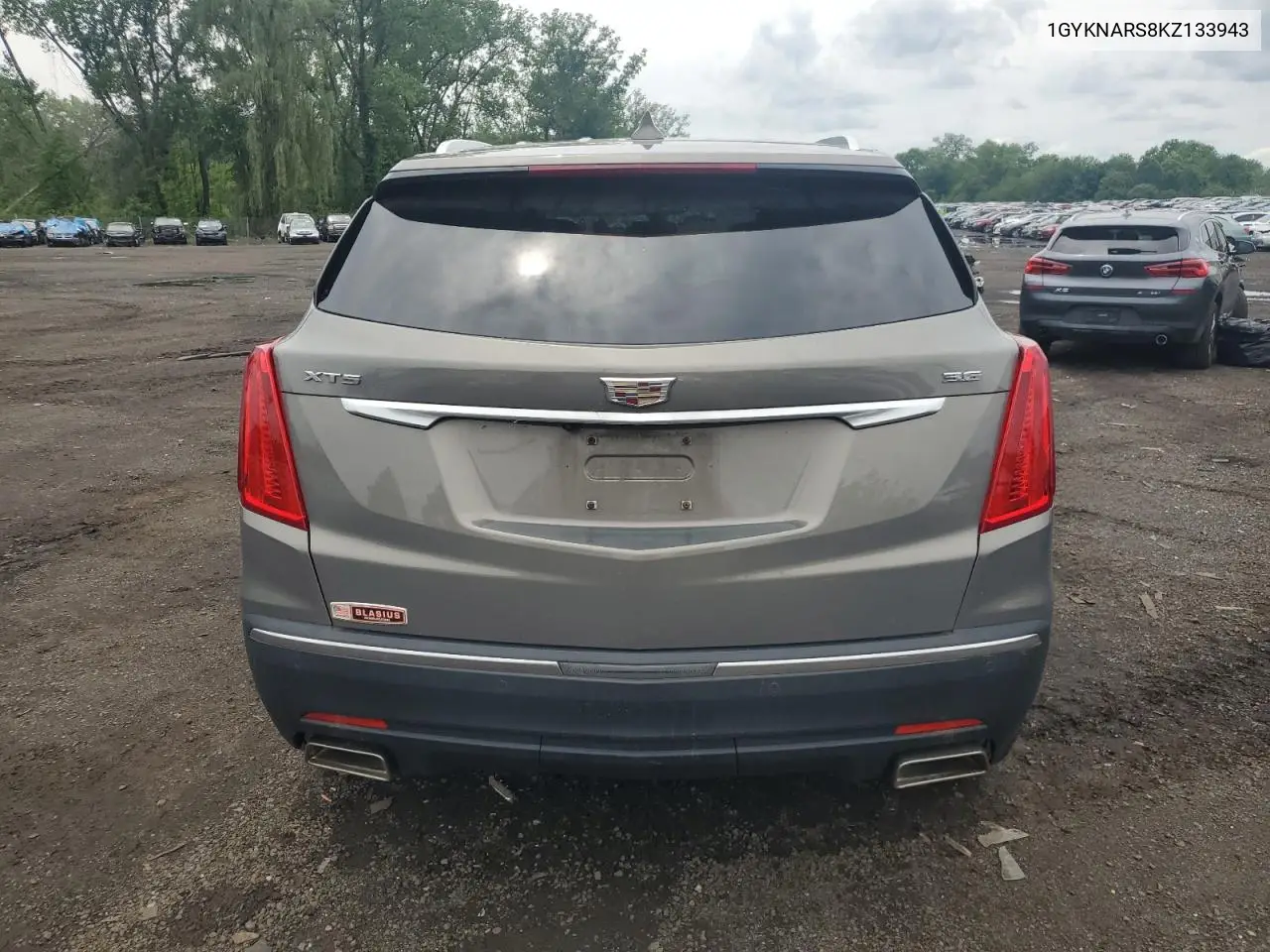 2019 Cadillac Xt5 VIN: 1GYKNARS8KZ133943 Lot: 63267185