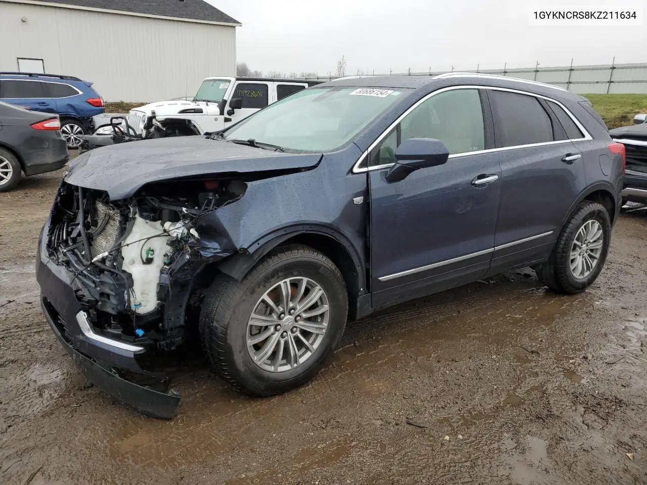 2019 Cadillac Xt5 Luxury VIN: 1GYKNCRS8KZ211634 Lot: 80686154