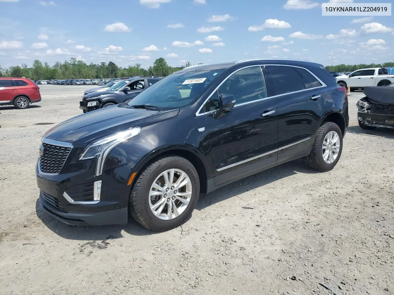 2020 Cadillac Xt5 Luxury VIN: 1GYKNAR41LZ204919 Lot: 51801685